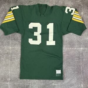 Men's Vintage 80's Sand Knit Green Bay Packers Gerry Ellis Jim Taylor Jersey 44